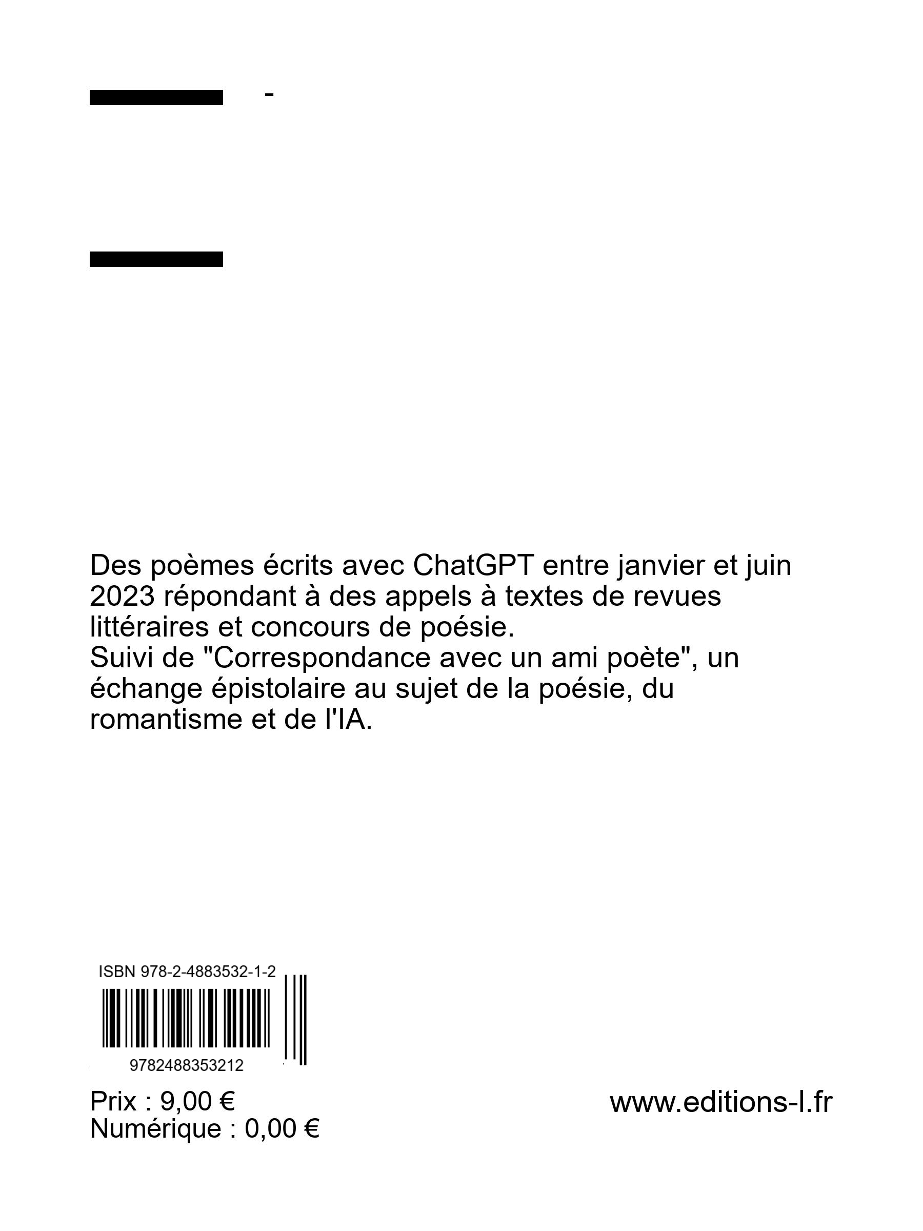 Verso couverture Prompts poèmes